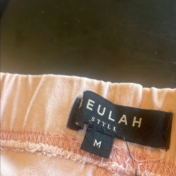 Pink Moto Style Pants with Zipper Details - Picture 6 of 6